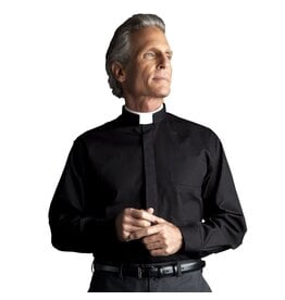 Desta Clergy Shirt 152 - Roman Collar - Long Sleeve - Size