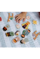 Shining Light Nativity Wooden Magnet Set