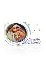 Bonella Christmas Card - Holy Family Circular Art