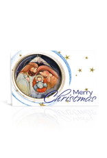 Bonella Holy Family Circular Art Christmas Card
