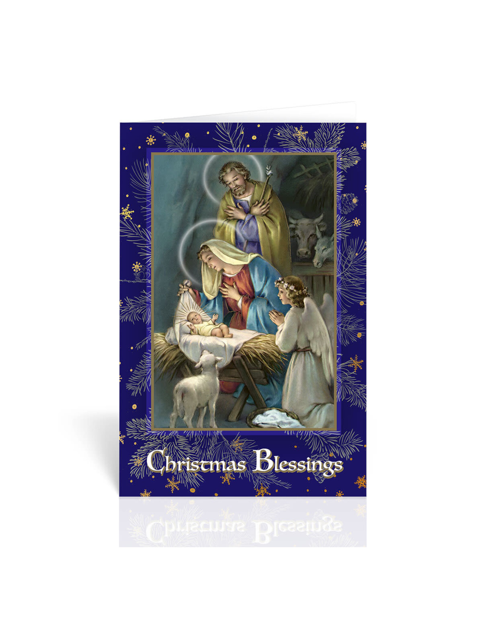 Bonella Christmas Card - Holy Family with Angel