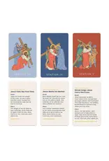 Catholic Family Crate Stations of the Cross Cards on Ring