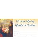 Hermitage Art Offering Envelopes - Christmas (Bilingual) - Old Master Nativity (100)
