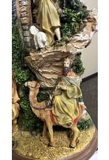 Roman Stable with Stairs Nativity Scene