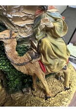 Roman Stable with Stairs Nativity Scene