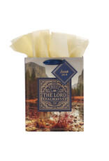 Christian Art Gifts Gift Bag - Trust in the Lord Always Isaiah 26:4 (Medium)