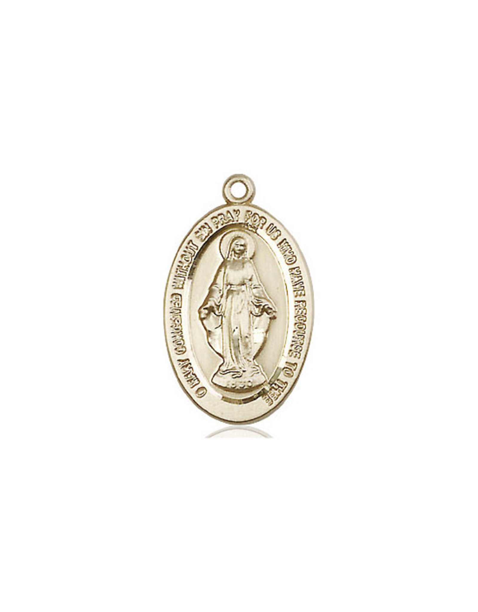 Bliss Miraculous Medal - Oval, Gold Filled