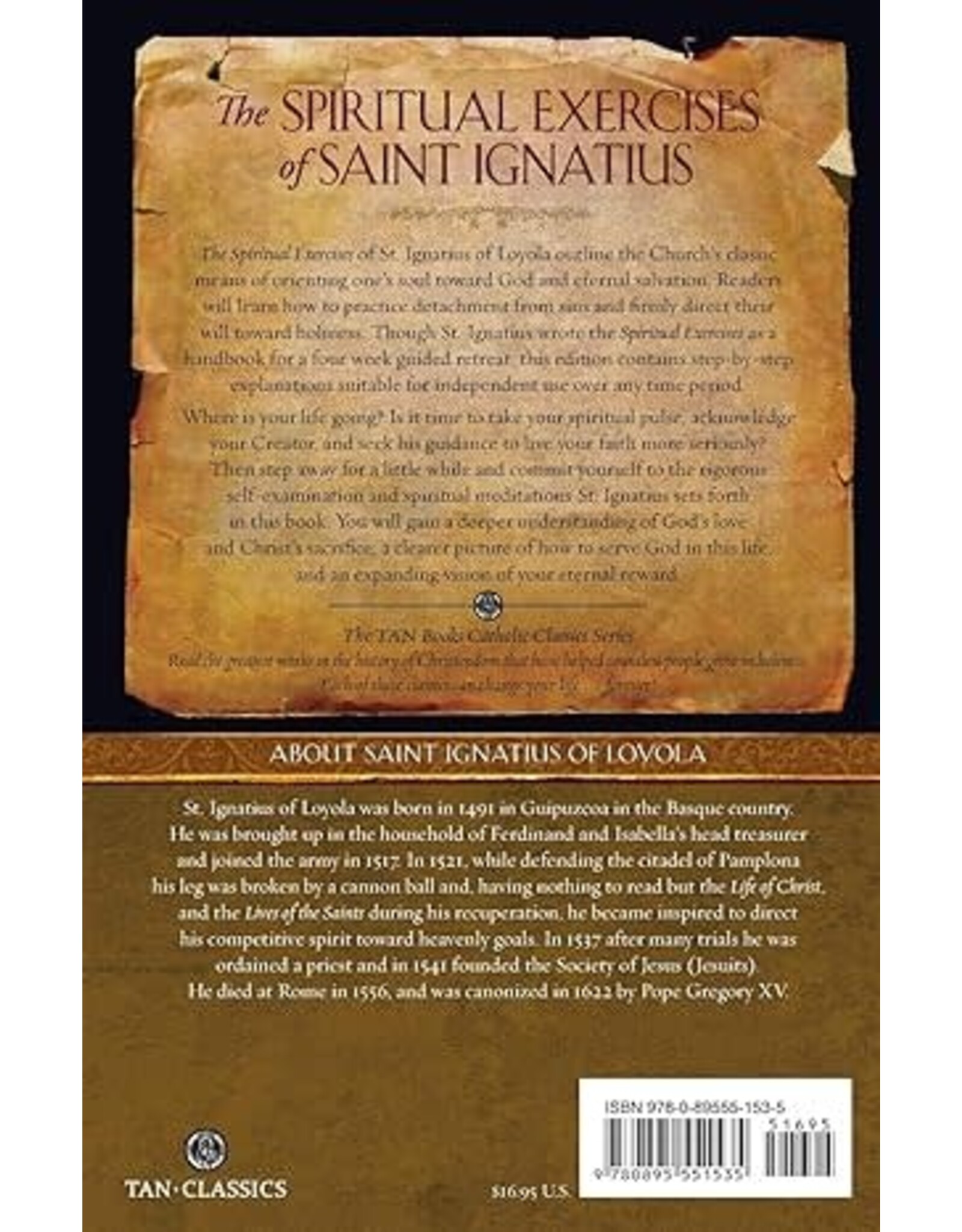 Tan Books (St. Benedict Press) Spiritual Exercises of St. Ignatius