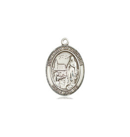 Bliss Our Lady of Lourdes Medal, Sterling Silver