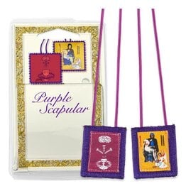 Hirten Scapular - Purple, Benediction and Protection