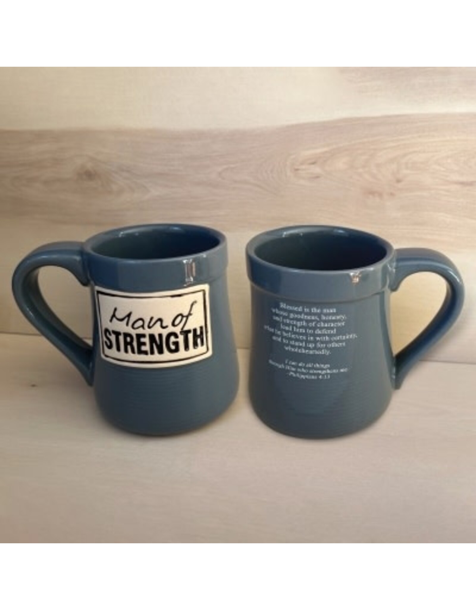 Abbey & CA Gift Mug - Man of Strength (Pottery)
