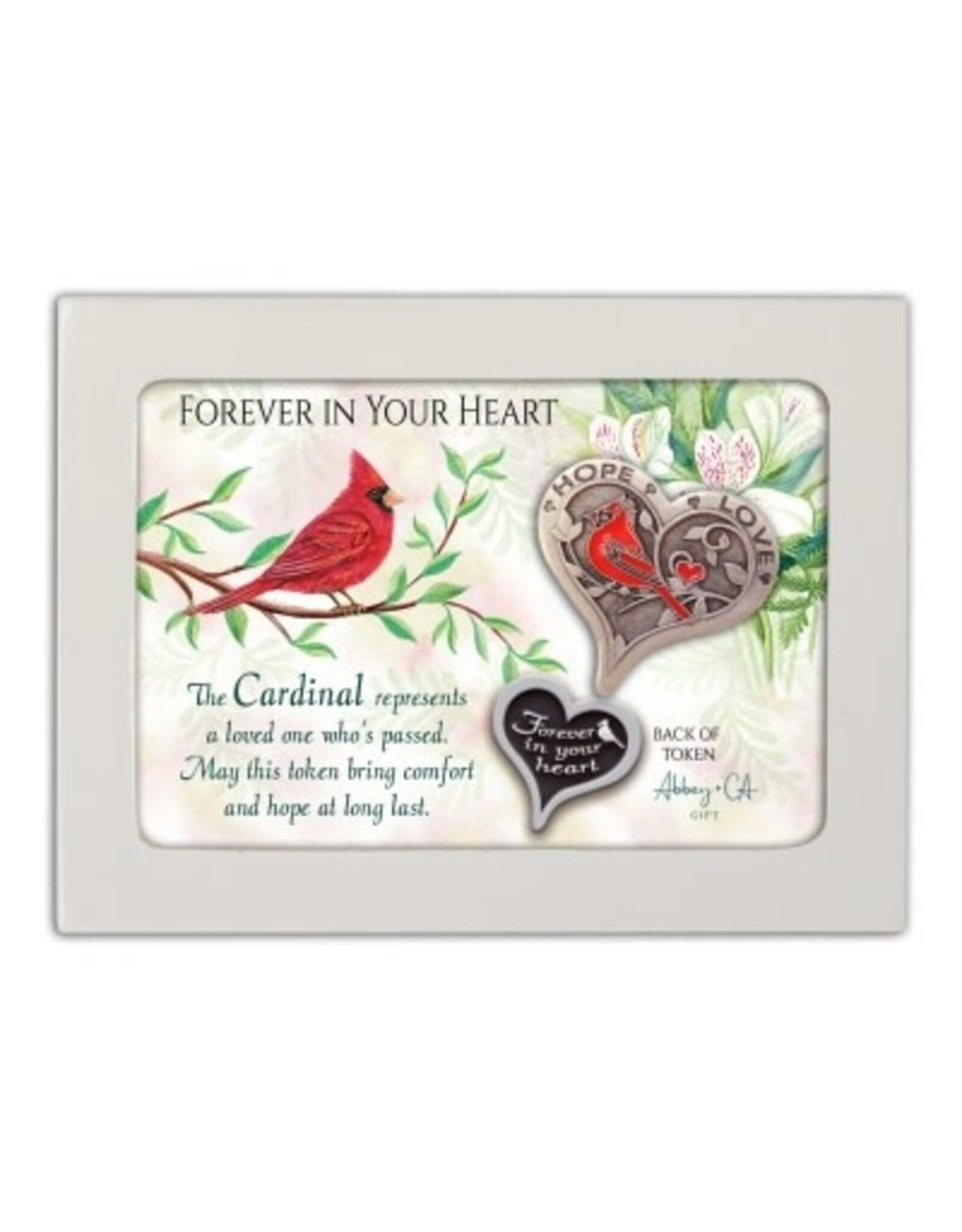 Abbey & CA Gift Cardinal Pocket Token Set - Forever in your Heart