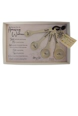 Abbey & CA Gift Measuring Spoons - Amazing Woman (Beige)