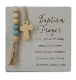 Abbey & CA Gift Baptism Prayer Plaque