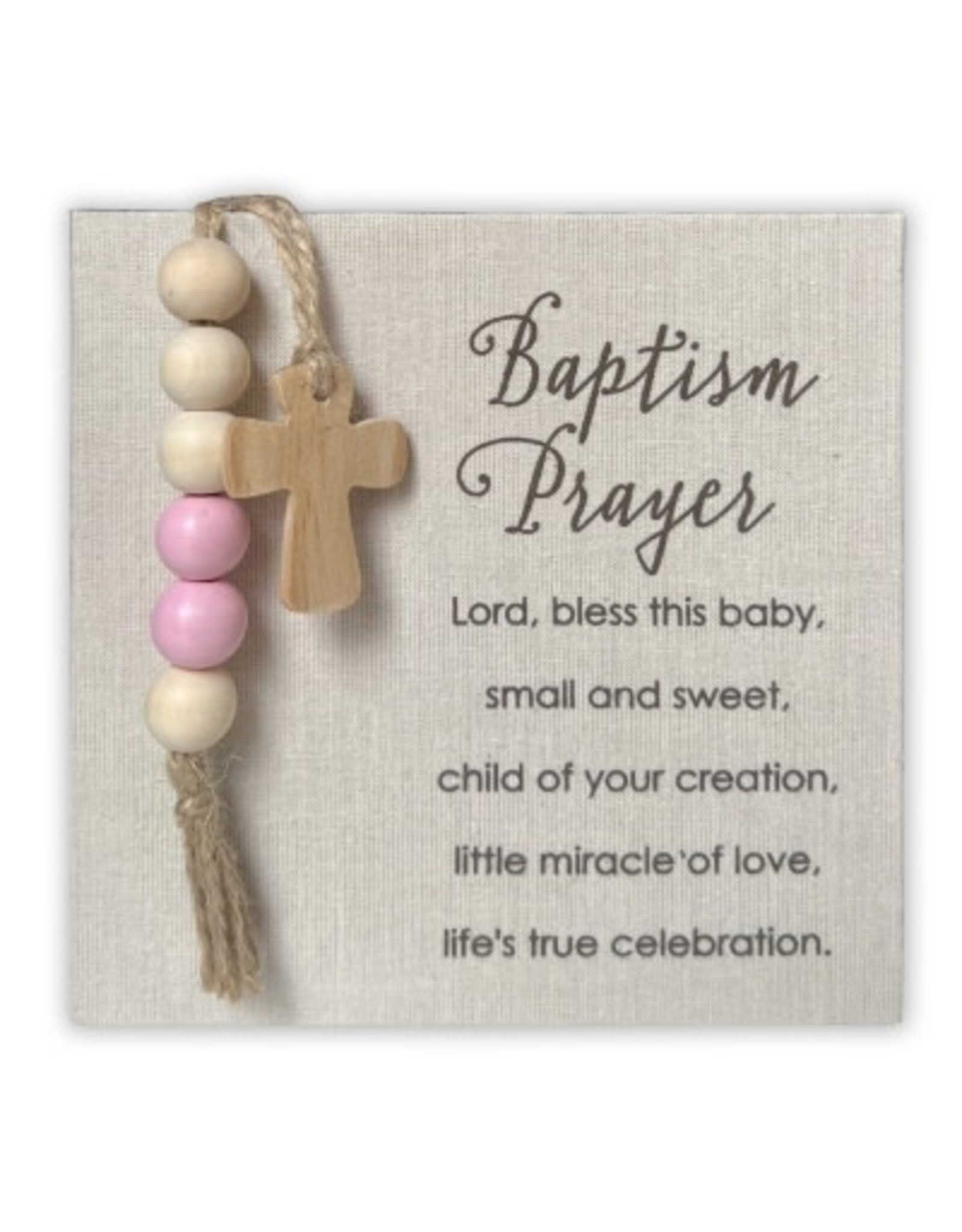 Abbey & CA Gift Baptism Prayer Plaque
