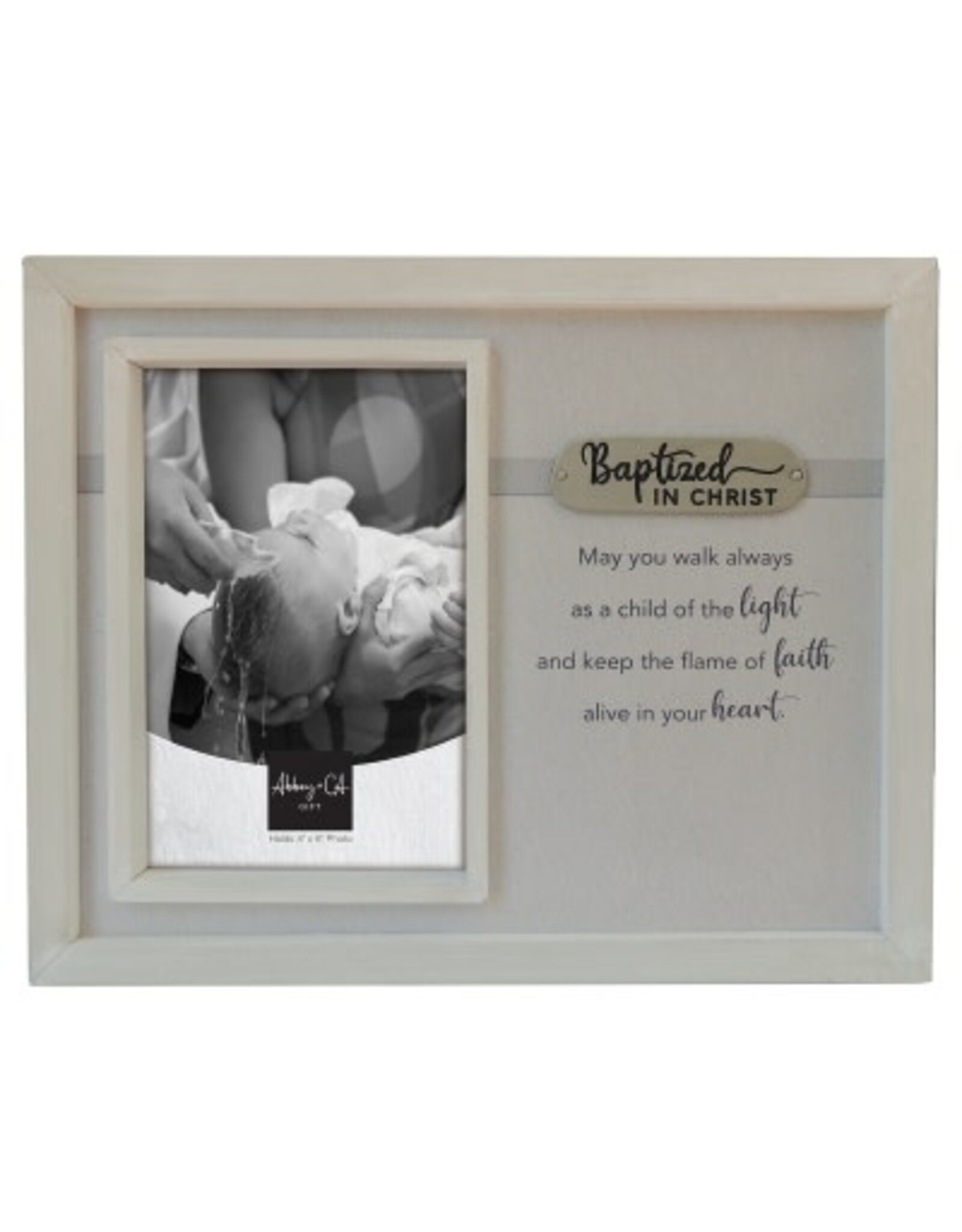 Abbey & CA Gift Baptism Picture Frame - Baptized in Christ