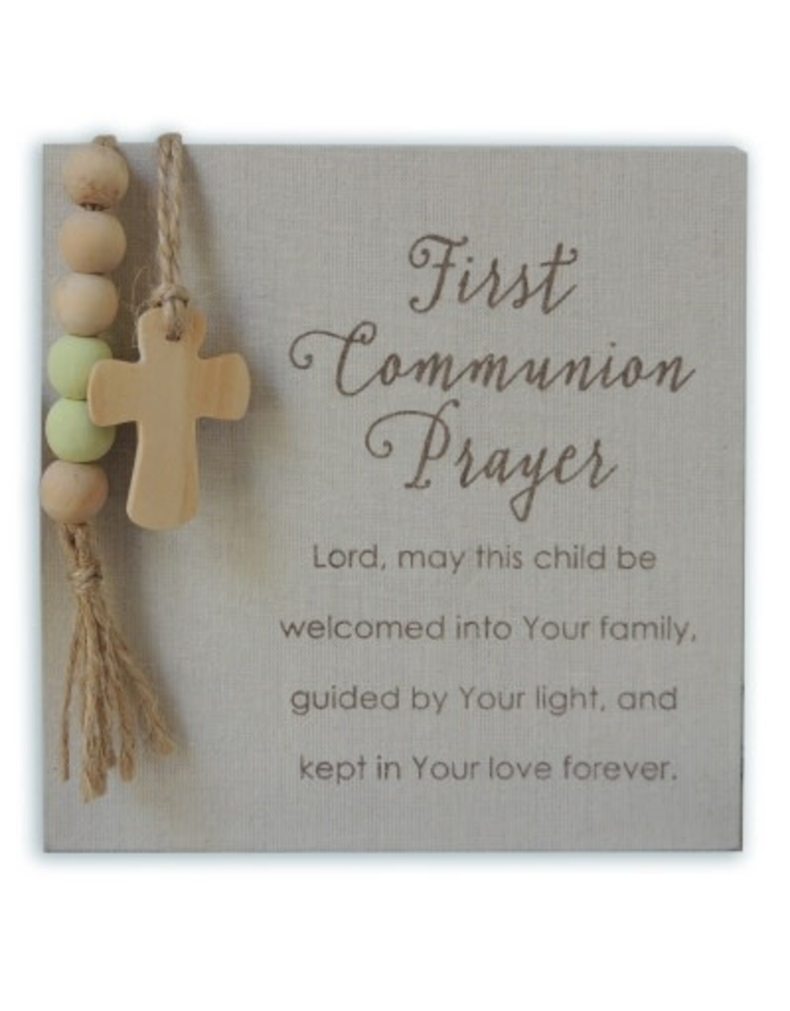 Abbey & CA Gift First Communion Prayer Plaque