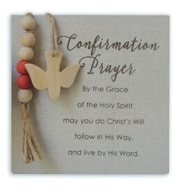 Abbey & CA Gift Confirmation Prayer Plaque