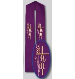 Gaiser (Beau Veste) Stole Cross & Alpha Omega Design 713/714 -