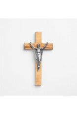 Shomali Crucifix - Risen Christ made of Olive Wood from the Holy Land (6.25")