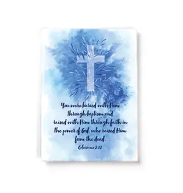 Logos Baptism Magnet - Colossians 2:12