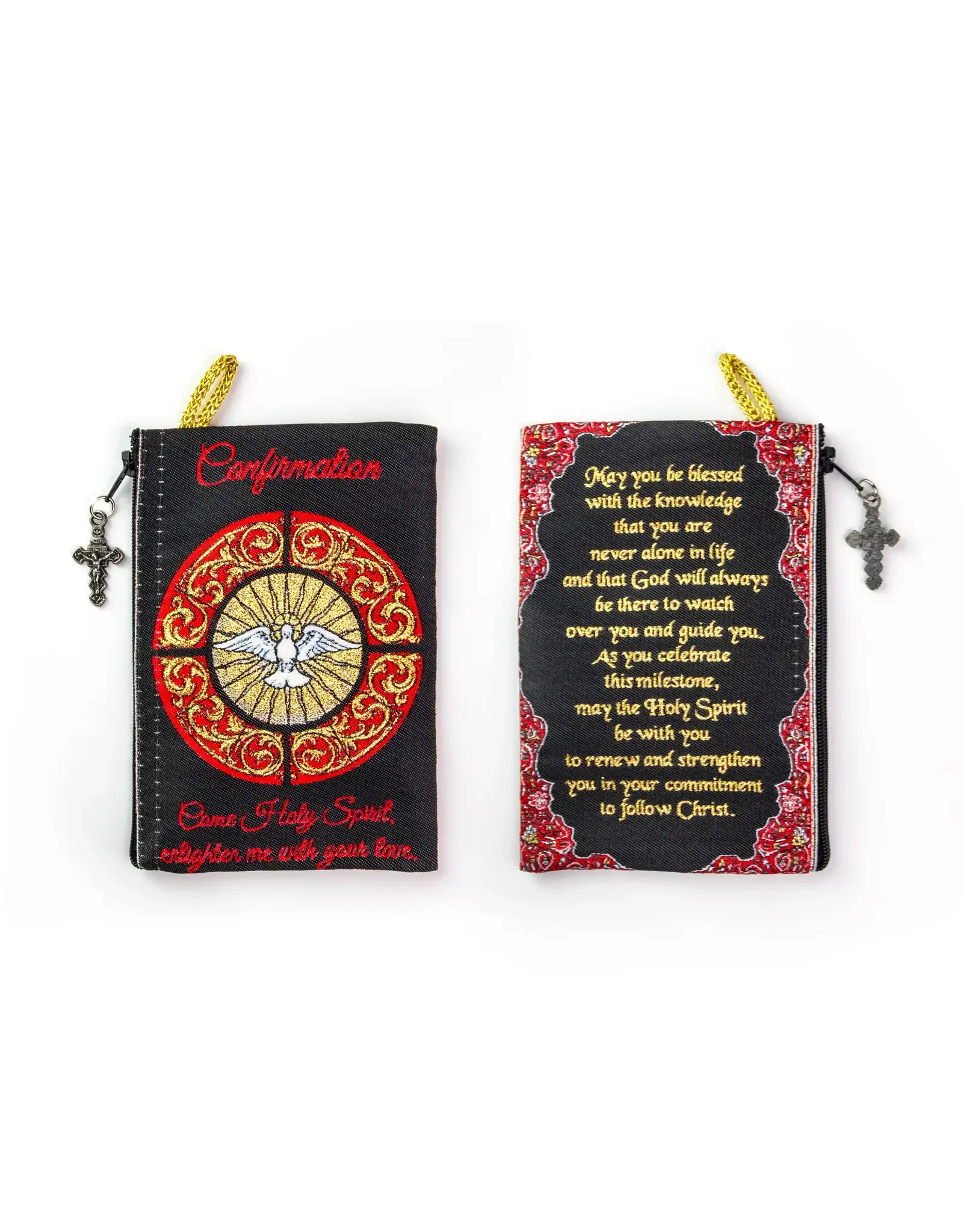 Logos Tapestry Rosary Pouch