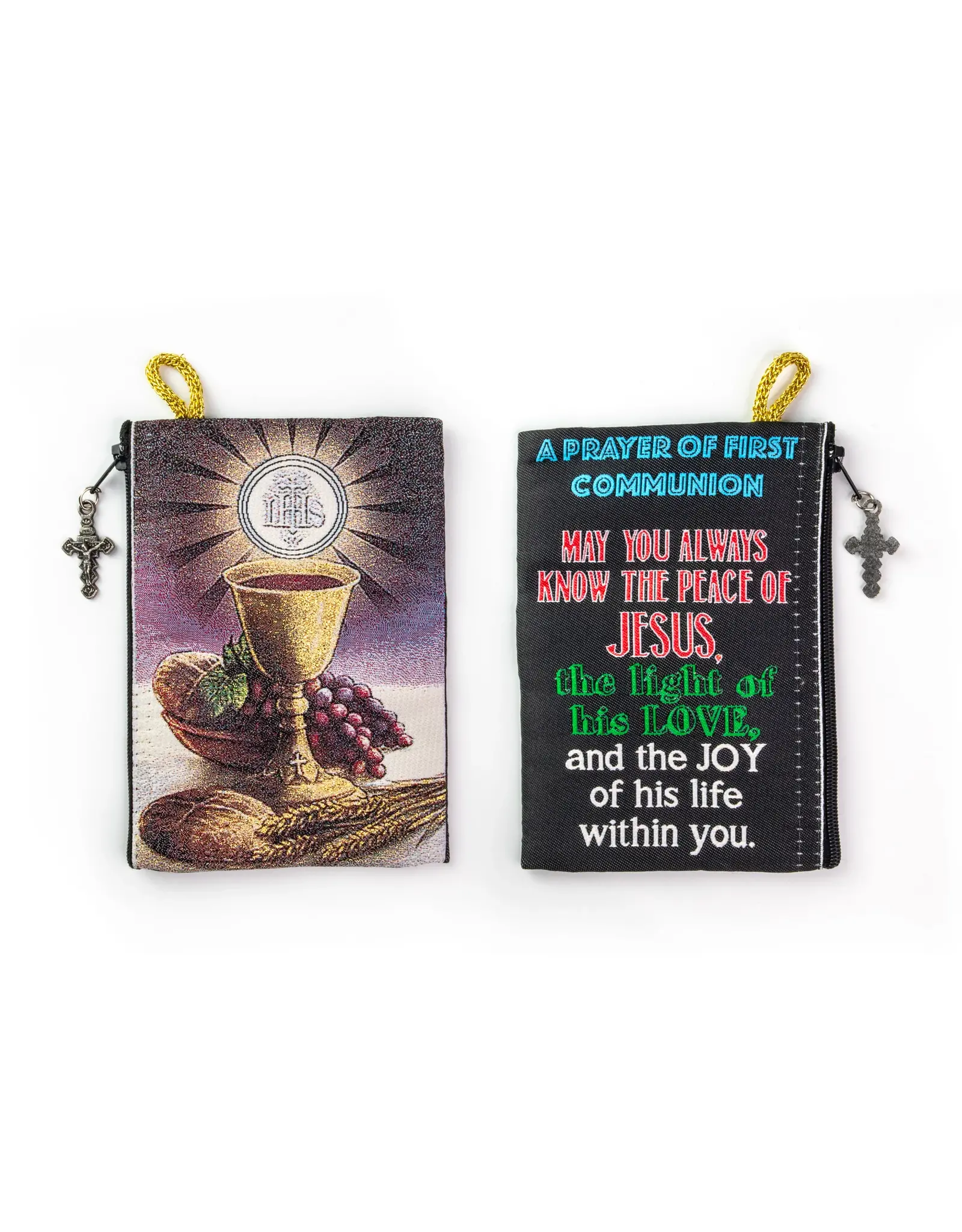 Logos Tapestry Rosary Pouch