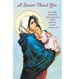 Greetings of Faith Boxed Thank You Cards - Madonna of the Streets (Pack of 8)