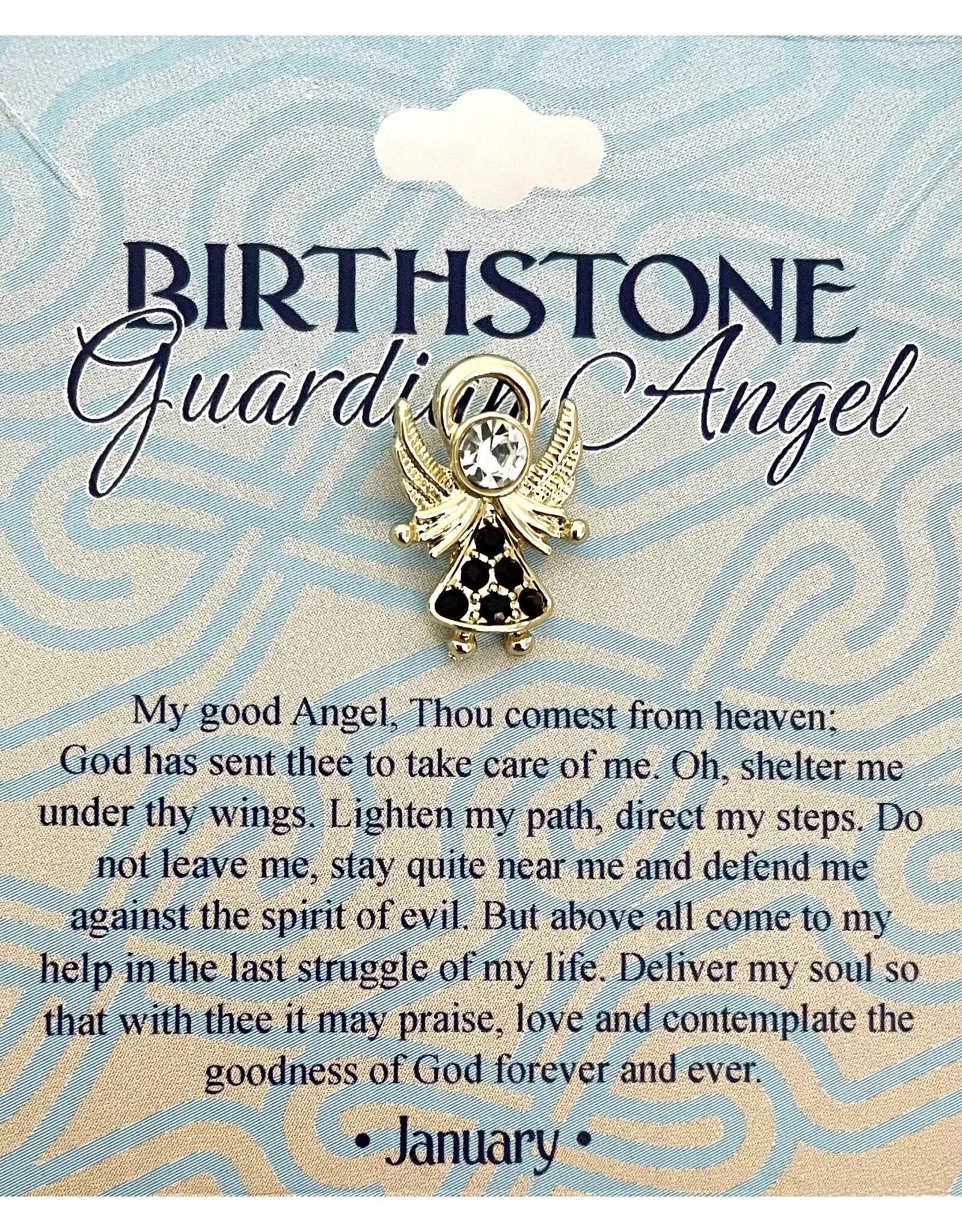 Malhame Regina Birthstone Angel Pins (Austrian Crystal)