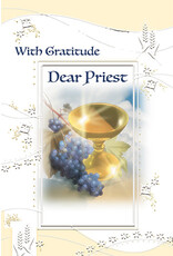 Greetings of Faith Card - Thank You Priest, With Gratitude