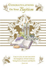 Greetings of Faith Card - Baptism (Adult/All Ages), Born of Water & Spirit