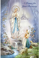 Greetings of Faith Card - Get Well, Our Lady of Lourdes