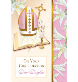 Greetings of Faith Card - Confirmation (Daughter), Lillies