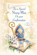 Greetings of Faith Card - Confirmation (Boy), Special Young Man