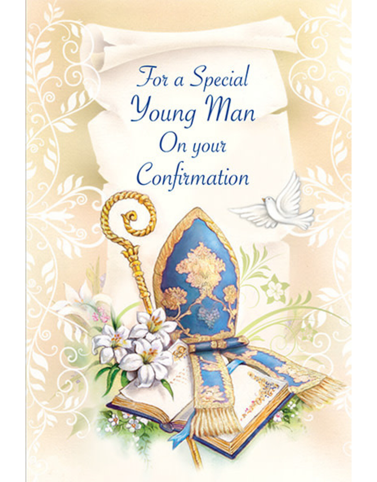 Greetings of Faith Card - Confirmation (Boy), Special Young Man