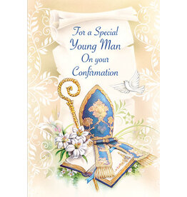 Greetings of Faith Card - Confirmation (Boy), Special Young Man
