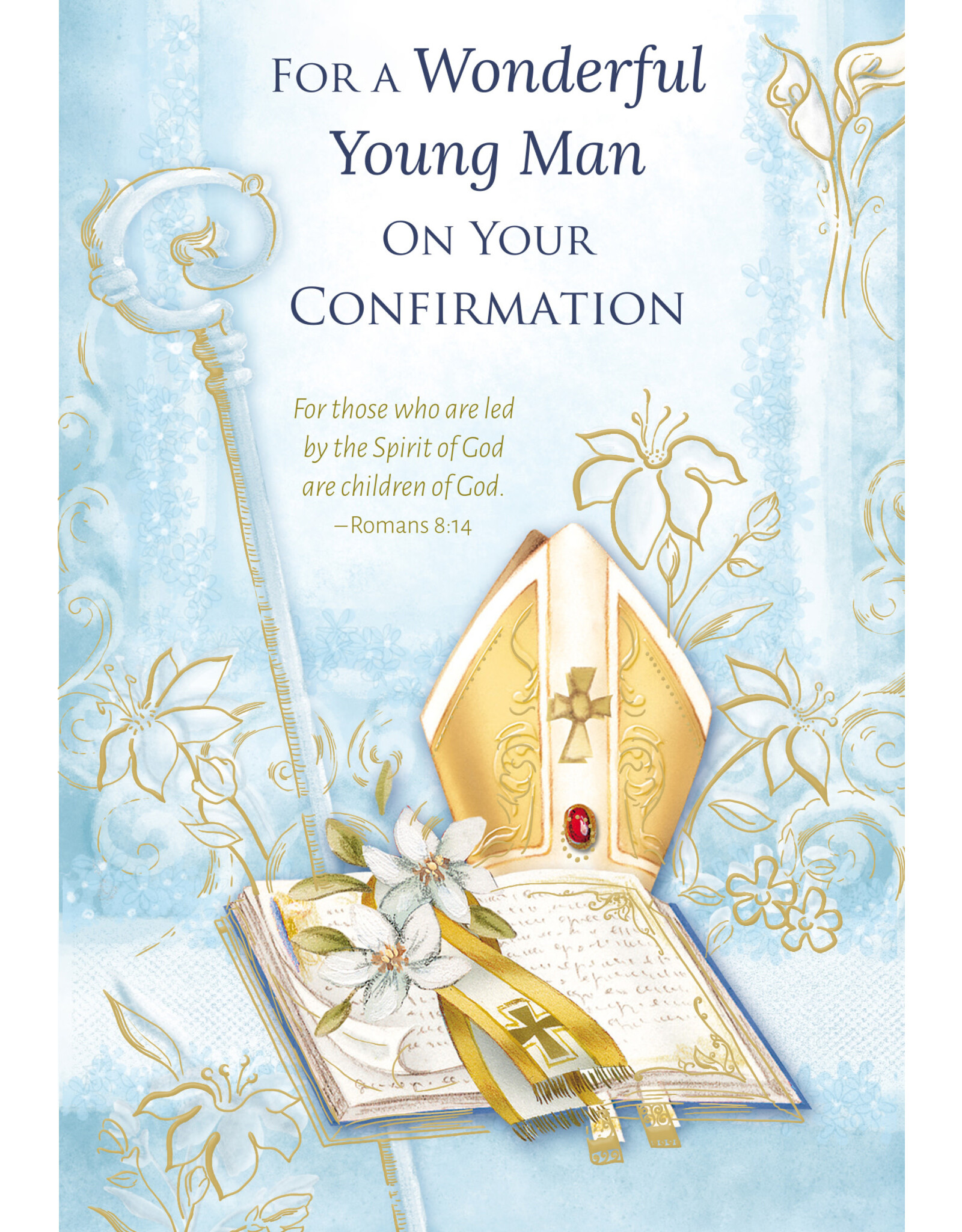 Greetings of Faith Card - Confirmation (Boy), Wonderful Young Man