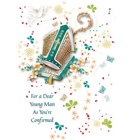 Greetings of Faith Card - Confirmation (Boy), Dear Young Man