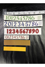 Cathedral Candle Date Set of Numbers (Stickers) for Paschal Candle