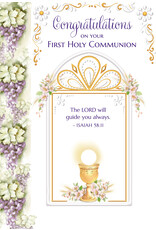 Greetings of Faith Card - First Communion (For Anyone), Grapevine