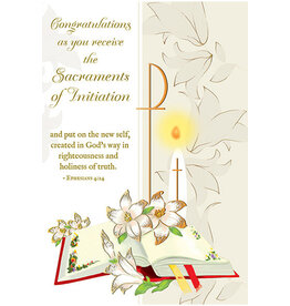 Greetings of Faith Card - OCIA (RCIA), Sacraments