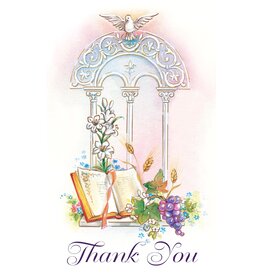 Greetings of Faith Cards (Pack of 8) - Thank You, Traditional