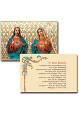 Hirten Sacred & Immaculate Hearts Mosaic Plaque, 4x6