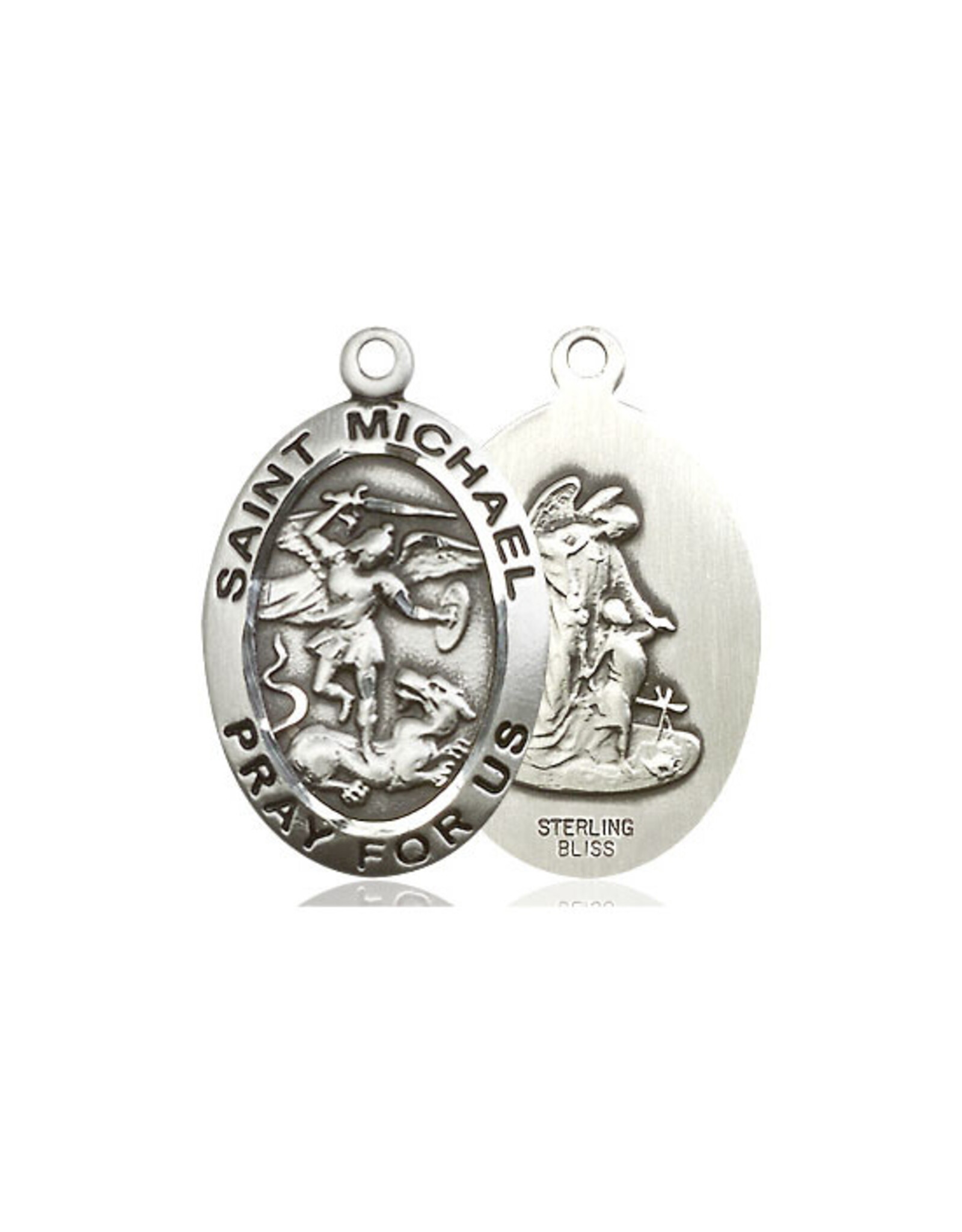 Bliss St. Michael the Archangel Medal - Sterling Silver (1")