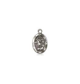 Bliss St Michael Medal - Sterling Silver, Small (1/2")
