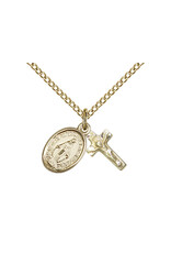 Bliss Miraculous Medal / Crucifix Necklace