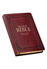Christian Art Gifts KJV Standard Size Bible, Thumb Indexed, Burgundy
