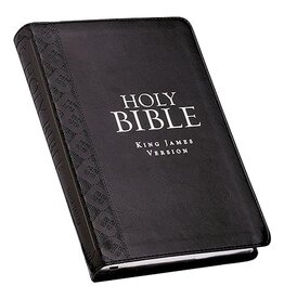 Christian Art Gifts KJV Standard Size Bible, Thumb Indexed, Black