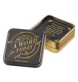 Christian Art Gifts Word for Today Scripture Cards in a Gift Tin