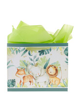 Christian Art Gifts Gift Bag - Every Good & Perfect Gift Forest Animals (Large)